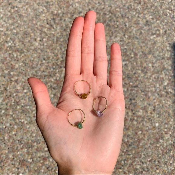✨HANDMADE GEMSTONE RINGS✨ - Picture 3 of 6